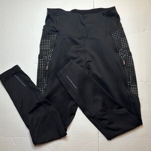 Athleta Athletic Multiple Zipper Full Length Leggings Size Small